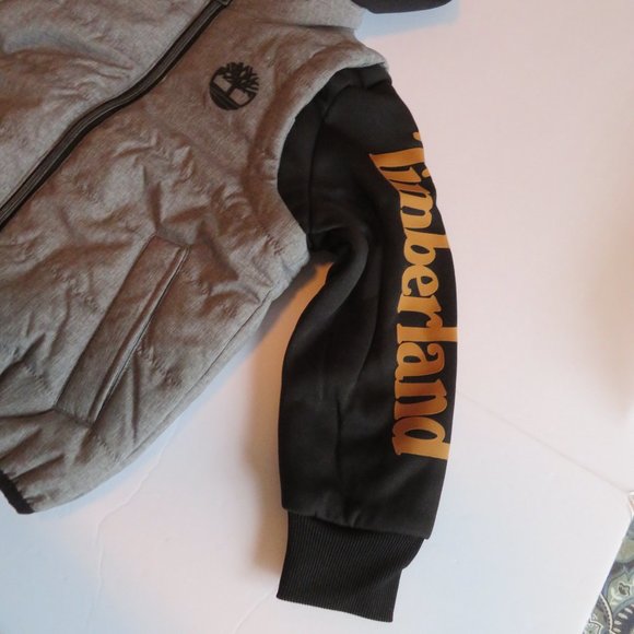 ⭐️HPx6⭐️ Timberland Kids' Hooded Puffer Jacket (Little Kid), Size M/M/M (5), NWT - Picture 3 of 8